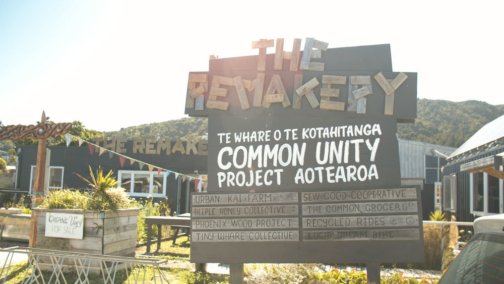 The Remakery sign