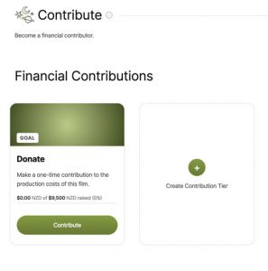 Donate option on Open Collective