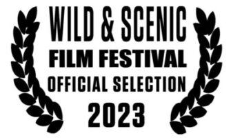 Logo of the Wild and Scenic Film Festival official selection 2023.